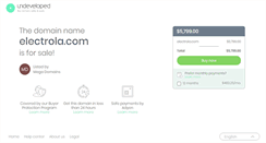 Desktop Screenshot of electrola.com